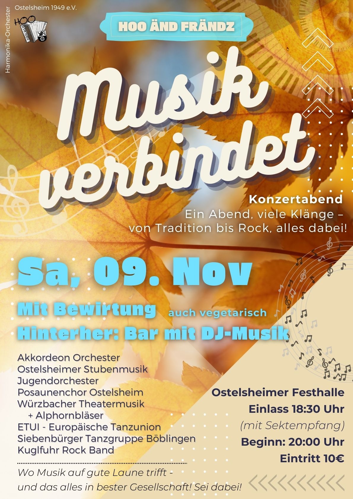 Musik im Herbst Ostelsheim Plakat 2024